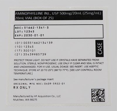 Case Labeling (51662134139 Aminophylline Case Label)